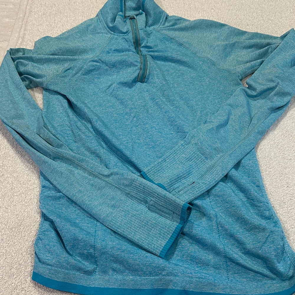Athleta - blue  Quarter-Zip Pullover